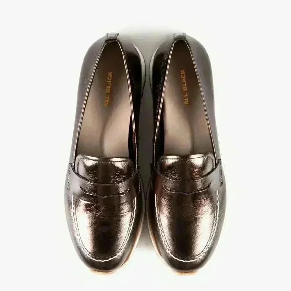 ALL BLACK LOAFER WEDGE